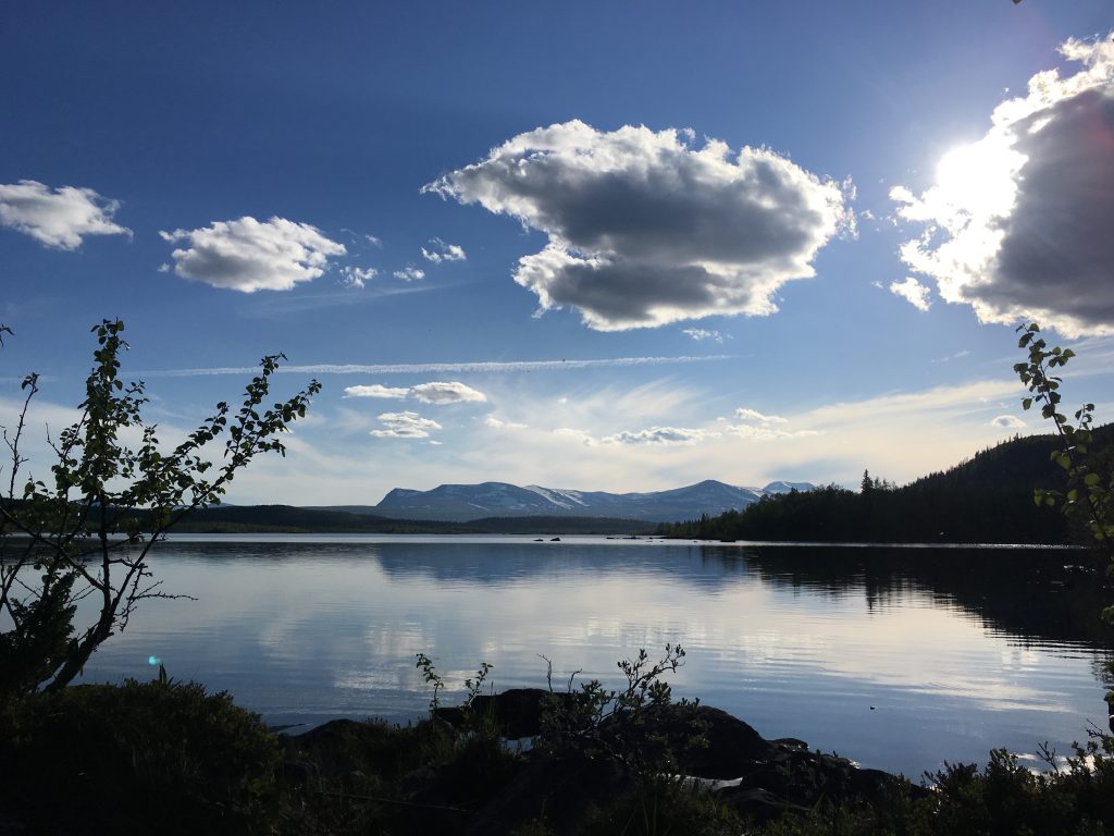 Lake in Kungsleden (after Parte)