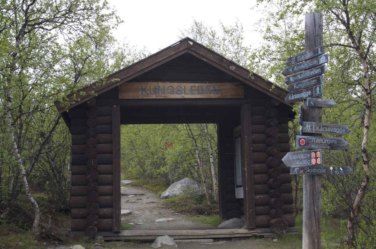 Abisko Turistation Kungsleden (쿵스레덴) 입구