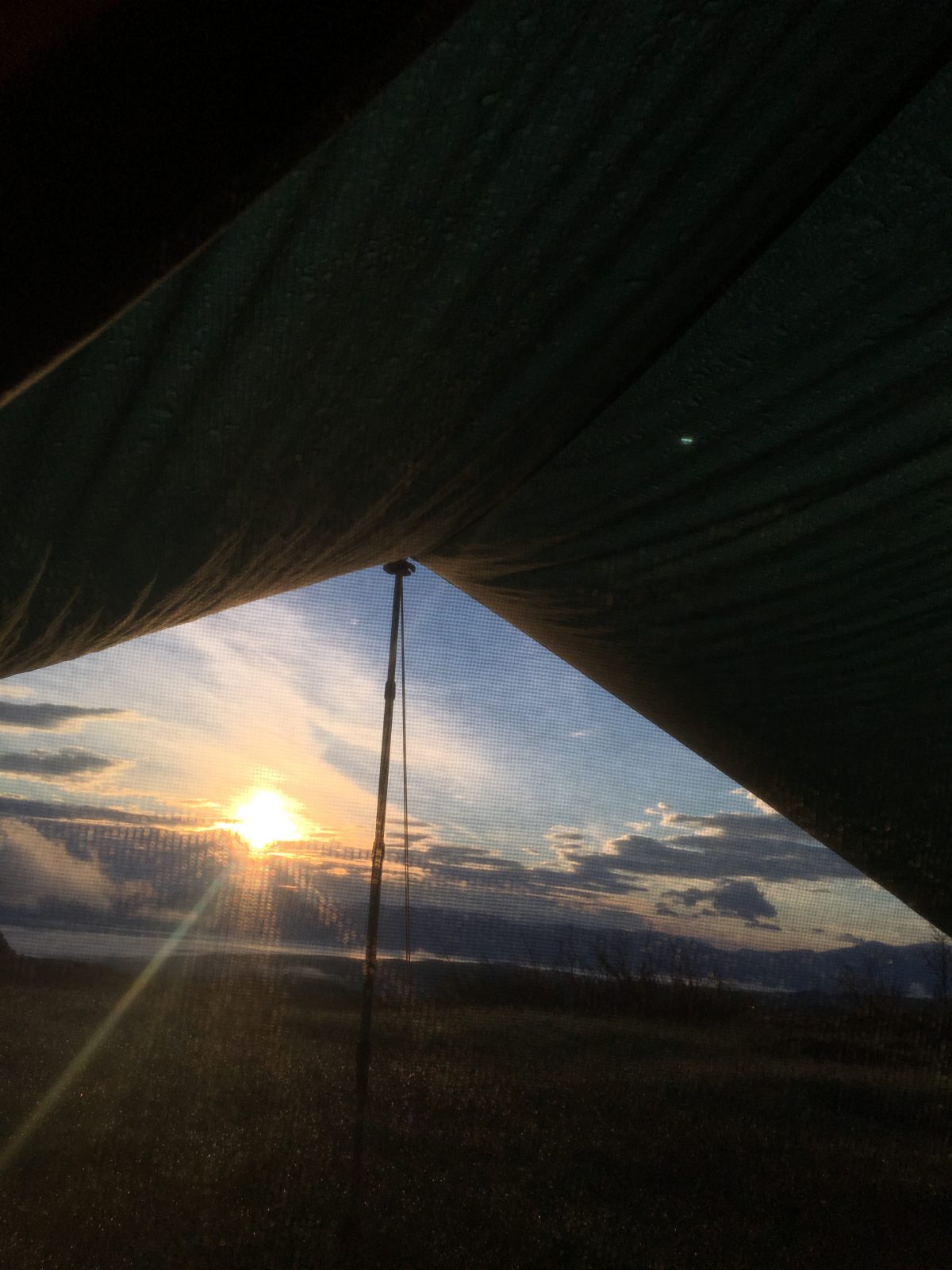 White night in Sweden (Kungsleden)