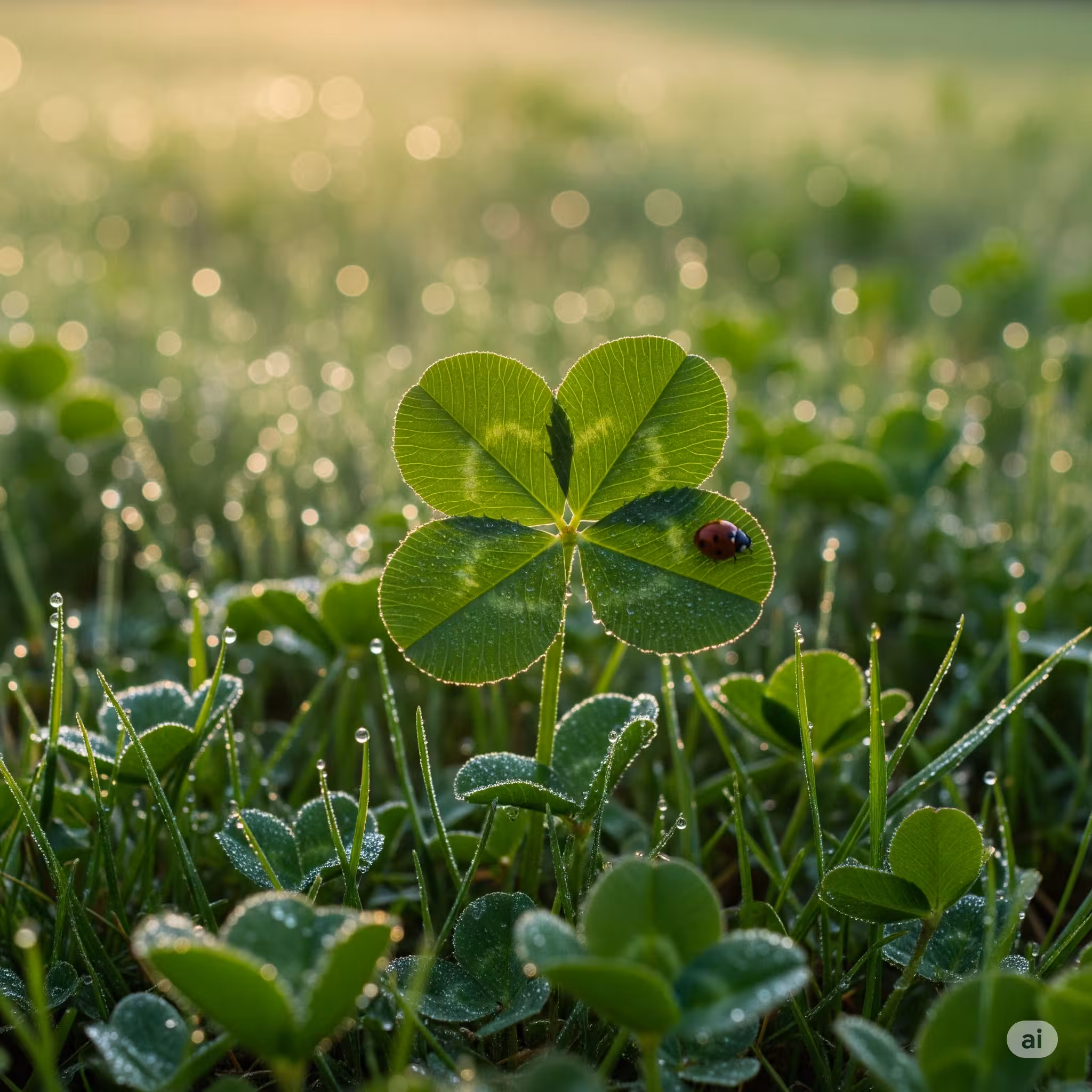 행운의 네잎클로버