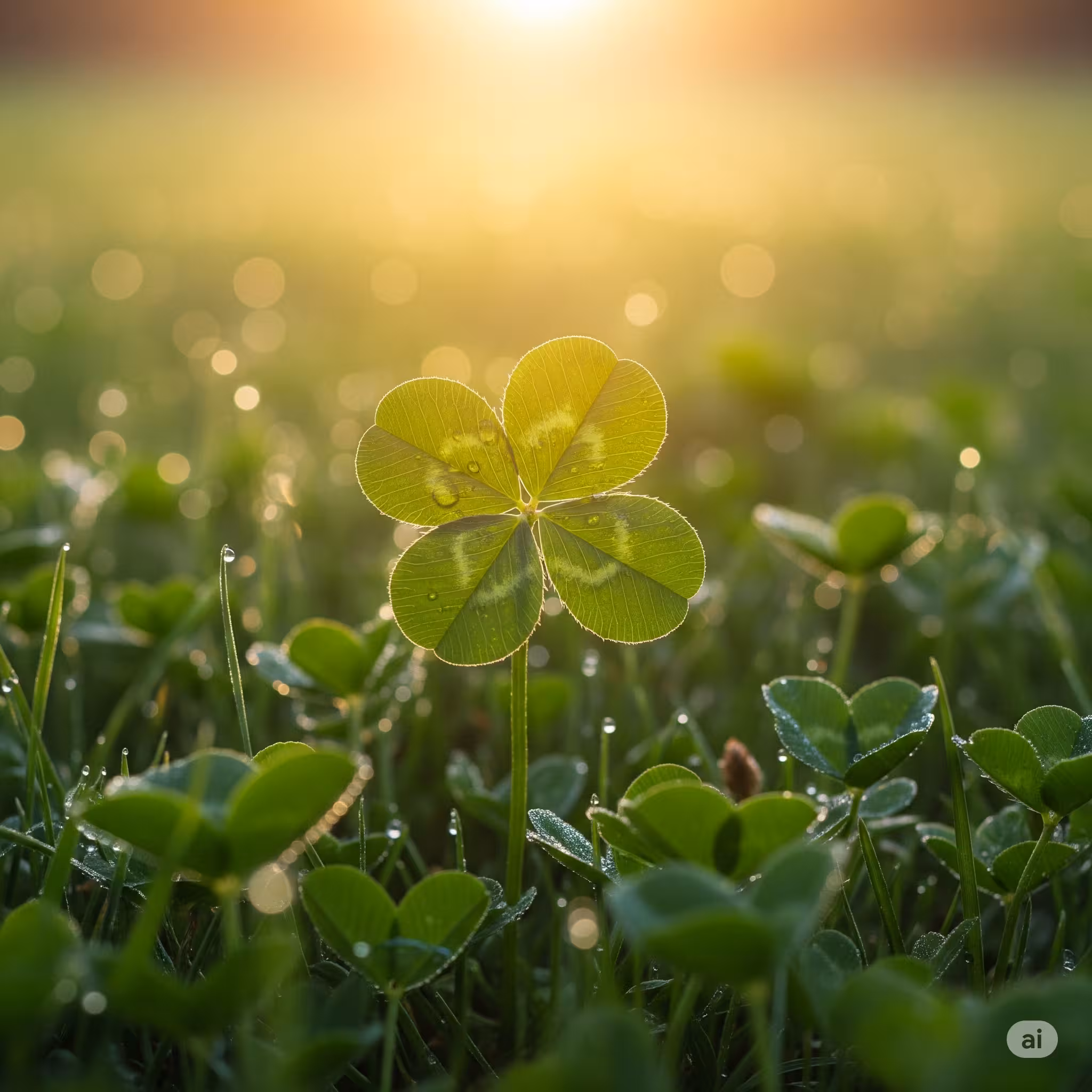 행운의 네잎클로버