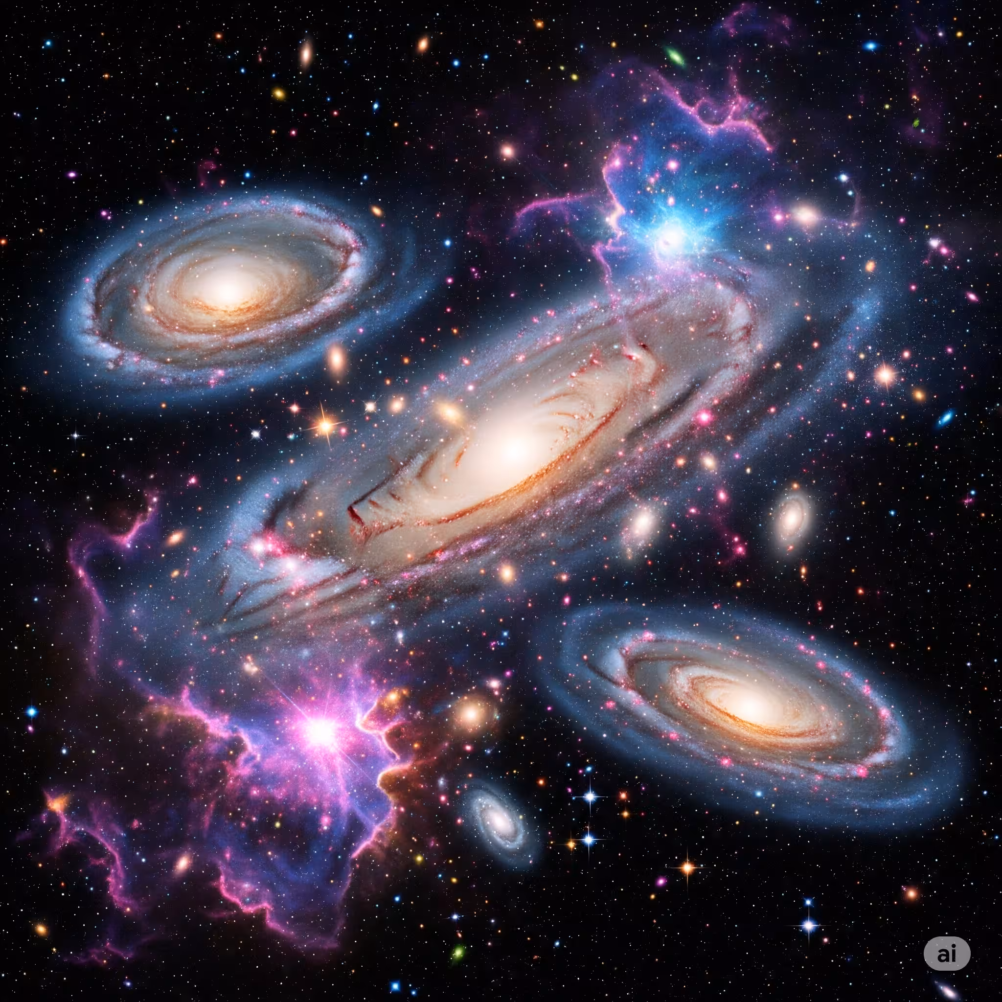 우주 속 무한한 은하