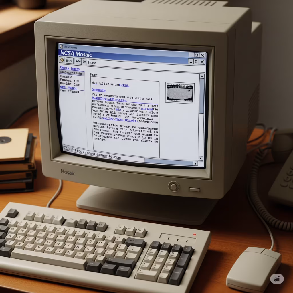 Mosaic 웹 브라우저