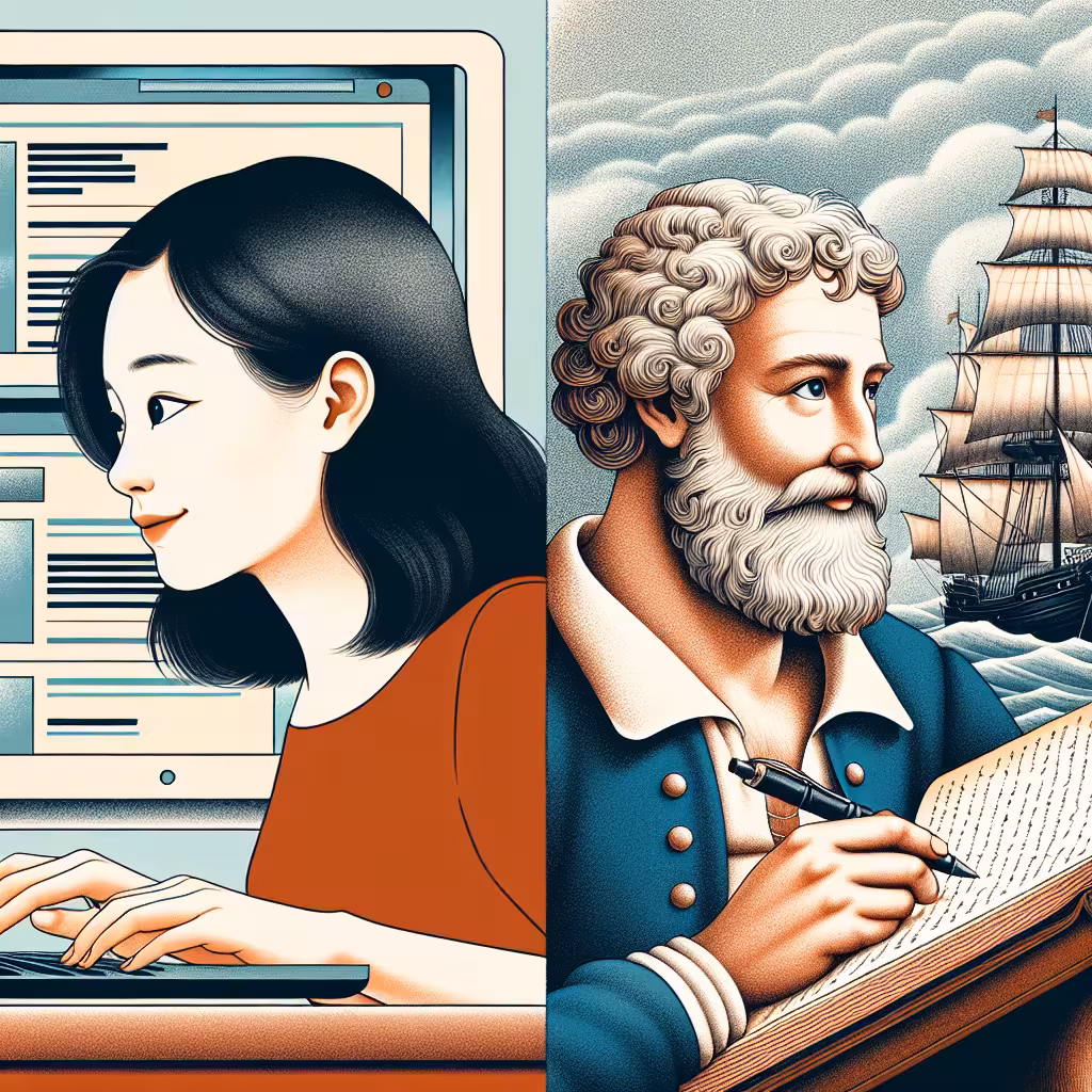 과거와 현재의 로그