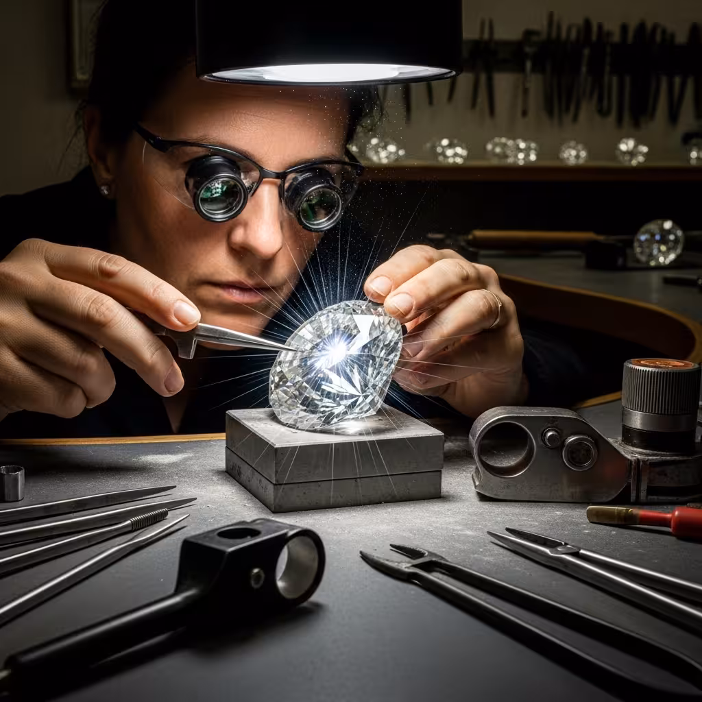 다이아몬드 세공하기