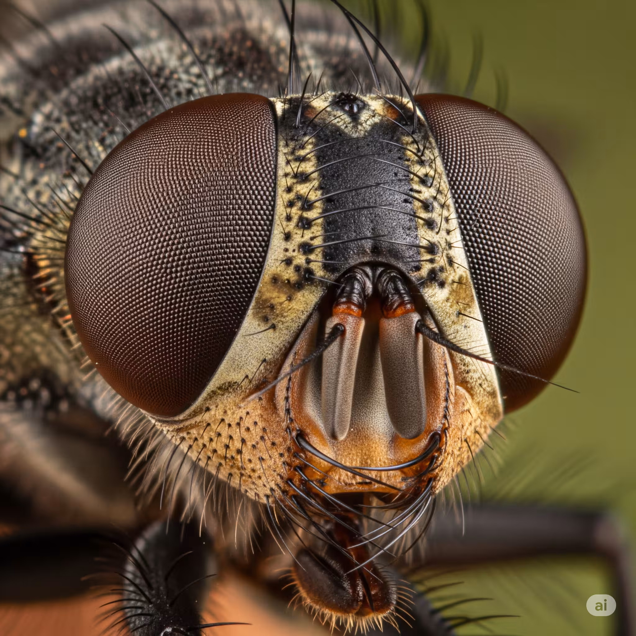 파리 얼굴