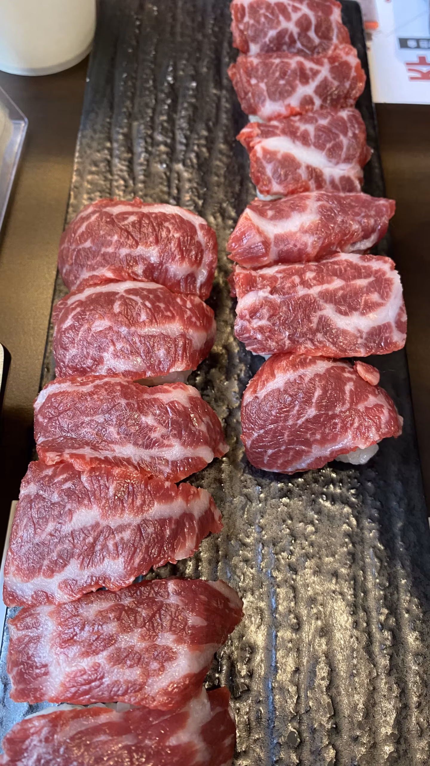 수내 육회한 녀석들 육회 초밥