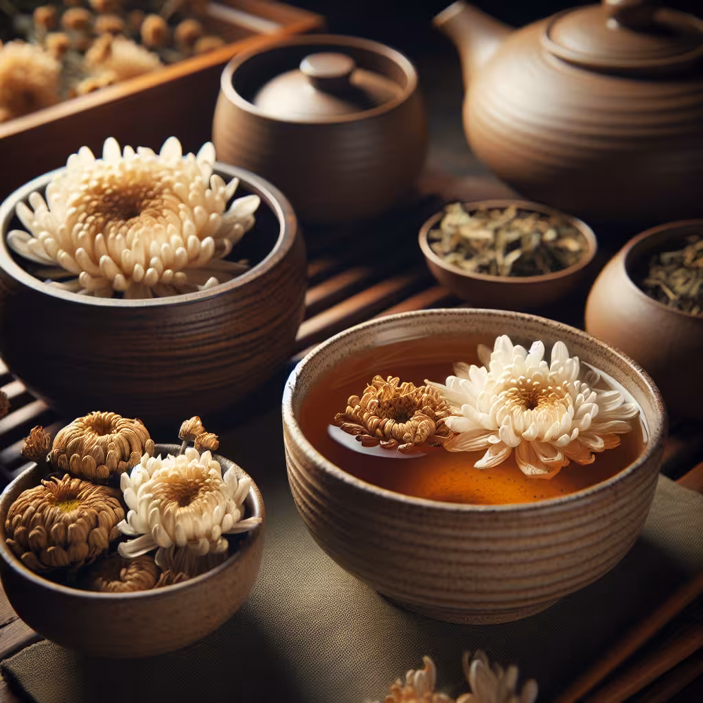 dall e 3 이미지 A serene tea c