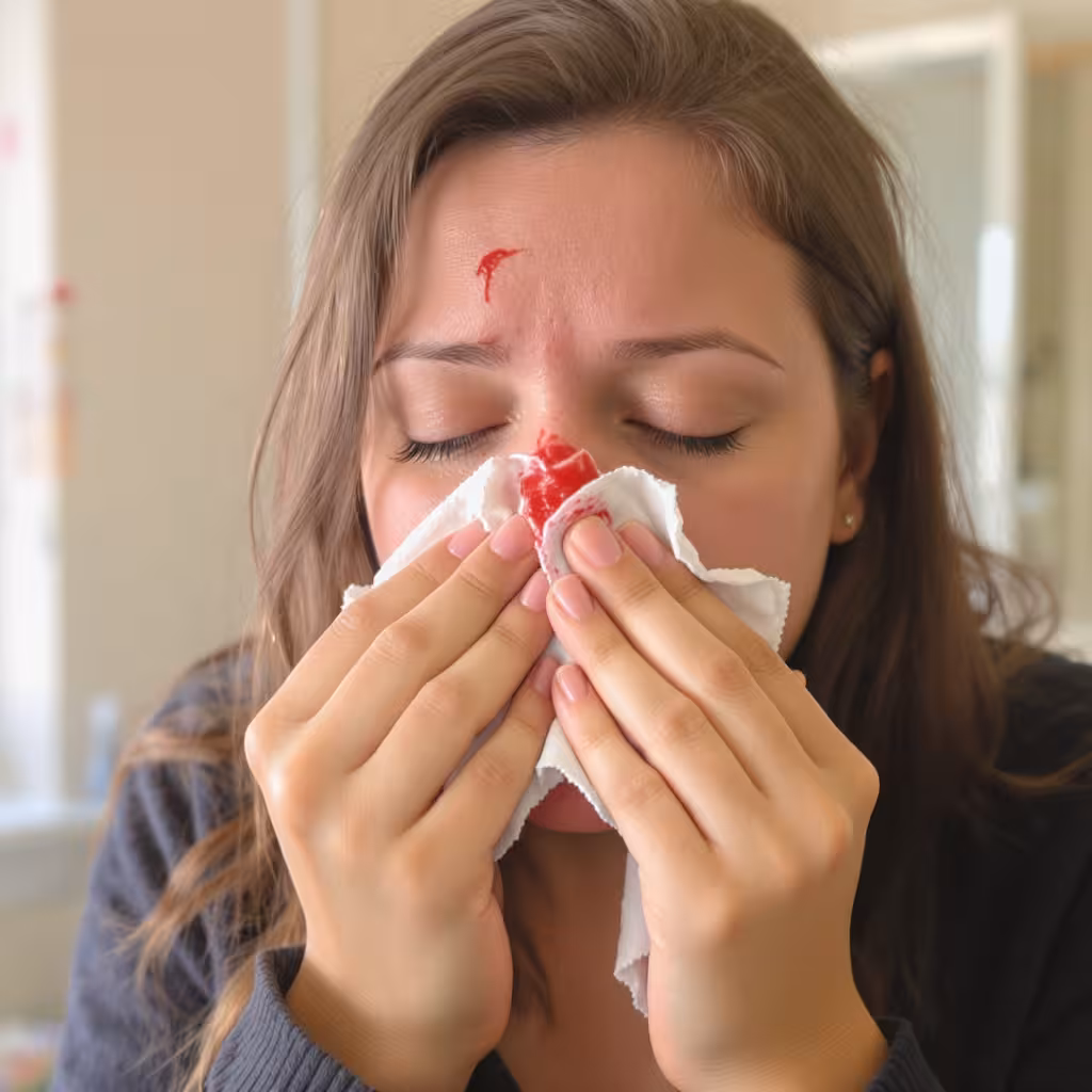 flux 1 kontext pro A person gently dabb