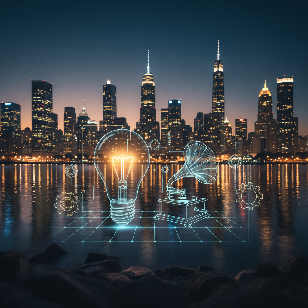 gemini 2.5 flash image preview nano banana A modern city skylin