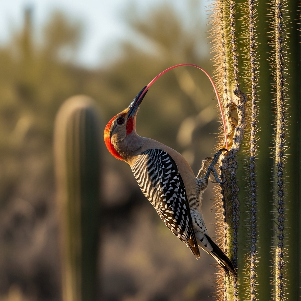 imagen 4.0 generate preview 06 06 이미지 A woodpecker i