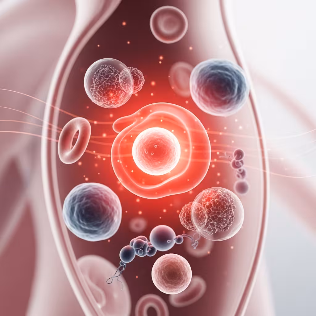 imagen 4.0 ultra generate preview 06 06 건강한 면역세포의 스타일리쉬한 표