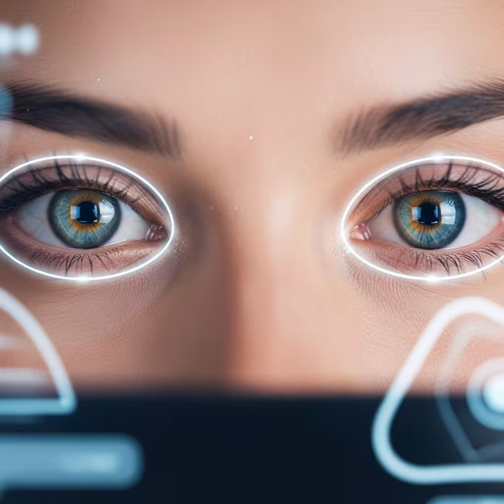 imagen 4.0 ultra generate preview 06 06 디지털 화면을 보는 사람의 눈