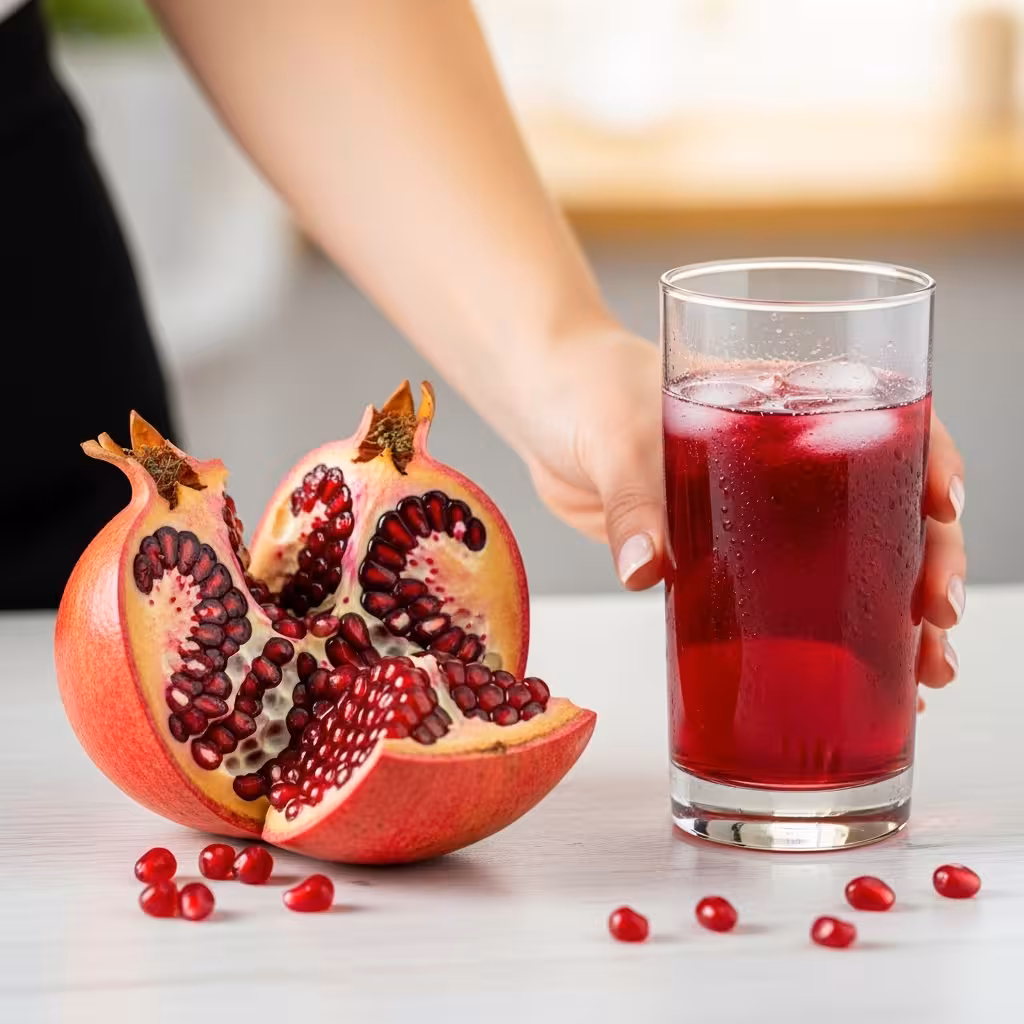 석류 음료