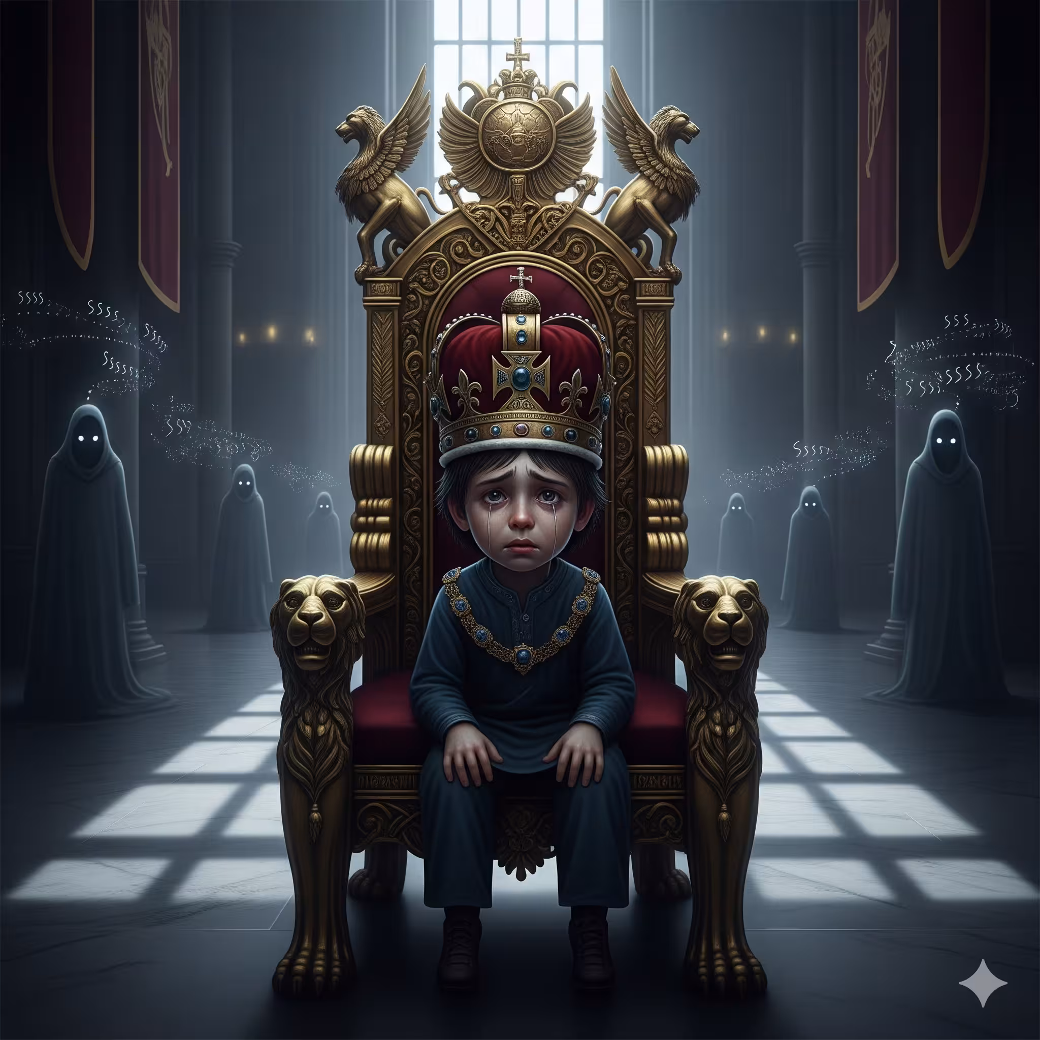 어린군주 고독 두려움