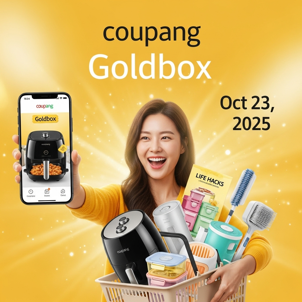 2025년 10월 23일! 쿠팡 골드박스 오늘의 핫딜: 생활꿀템 베스트!