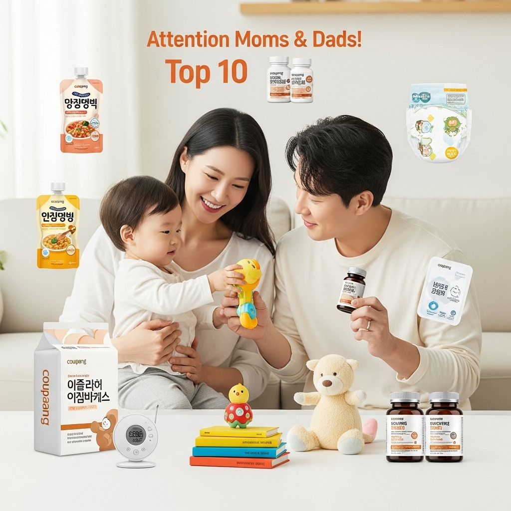 2025년 10월 24일, 엄마아빠 주목! 쿠팡 출산/유아동 꿀템 & 영양제 베스트10