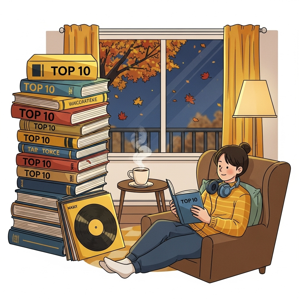 2025년 10월 25일, 도서/음반 TOP10! 가을밤을 채울 베스트 추천