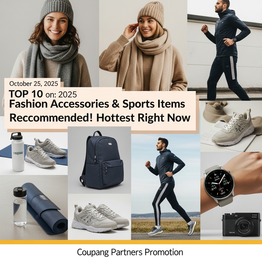 2025년 10월 25일, 패션잡화 & 스포츠용품 TOP10 추천! 지금 가장 핫한 아이템