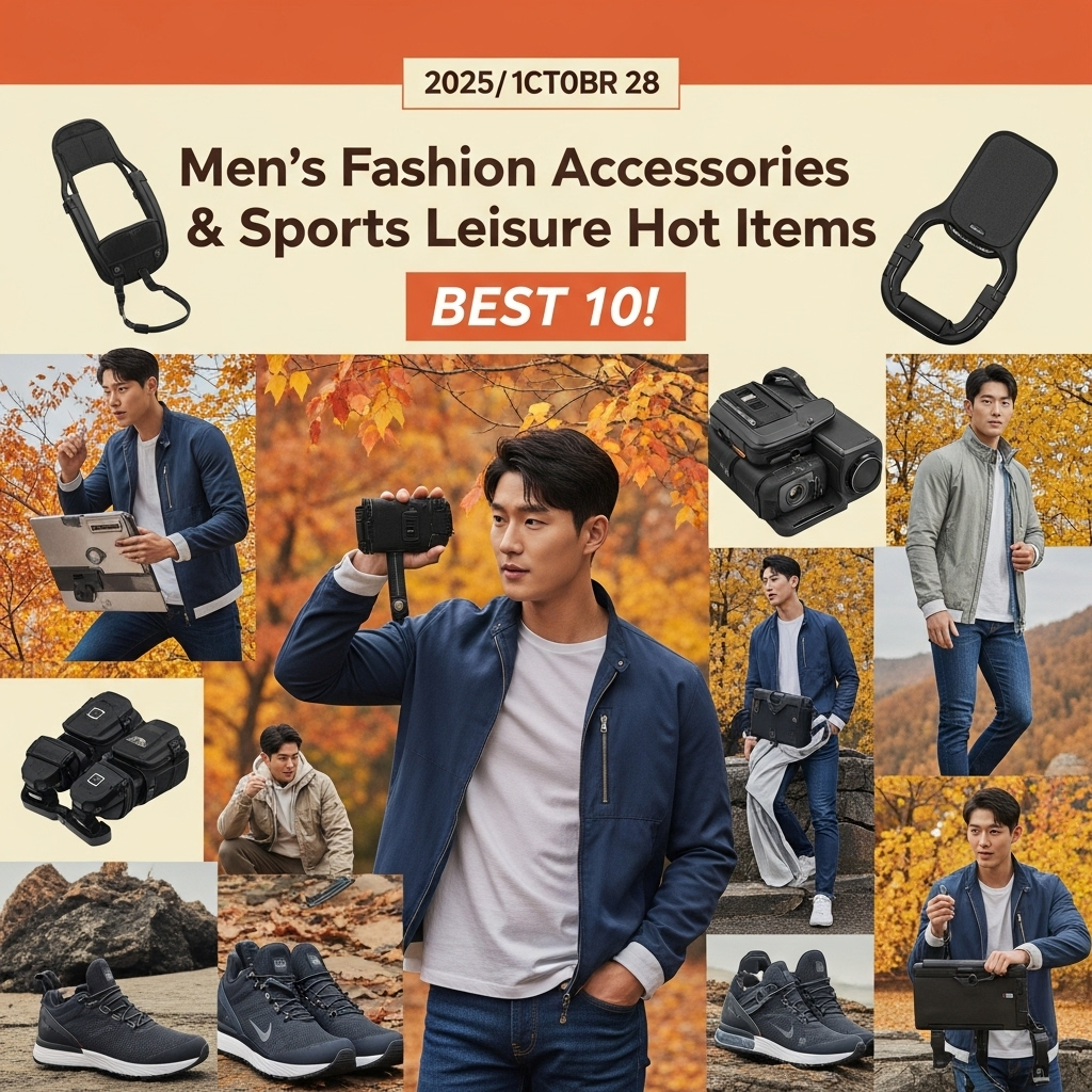 2025년 10월 28일, 남성 패션잡화 & 스포츠 레저 핫템 BEST 10!