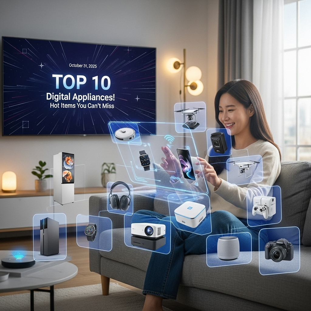 2025년 10월 31일, 가전디지털 TOP10! 놓칠 수 없는 핫템