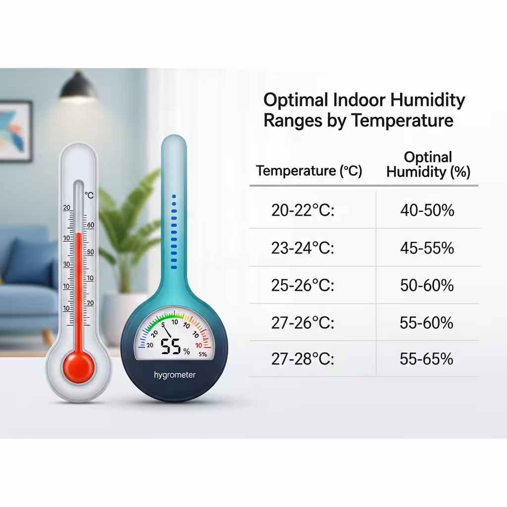 imagen 4.0 generate preview 06 06 a title 온도별 적정 실내 습도