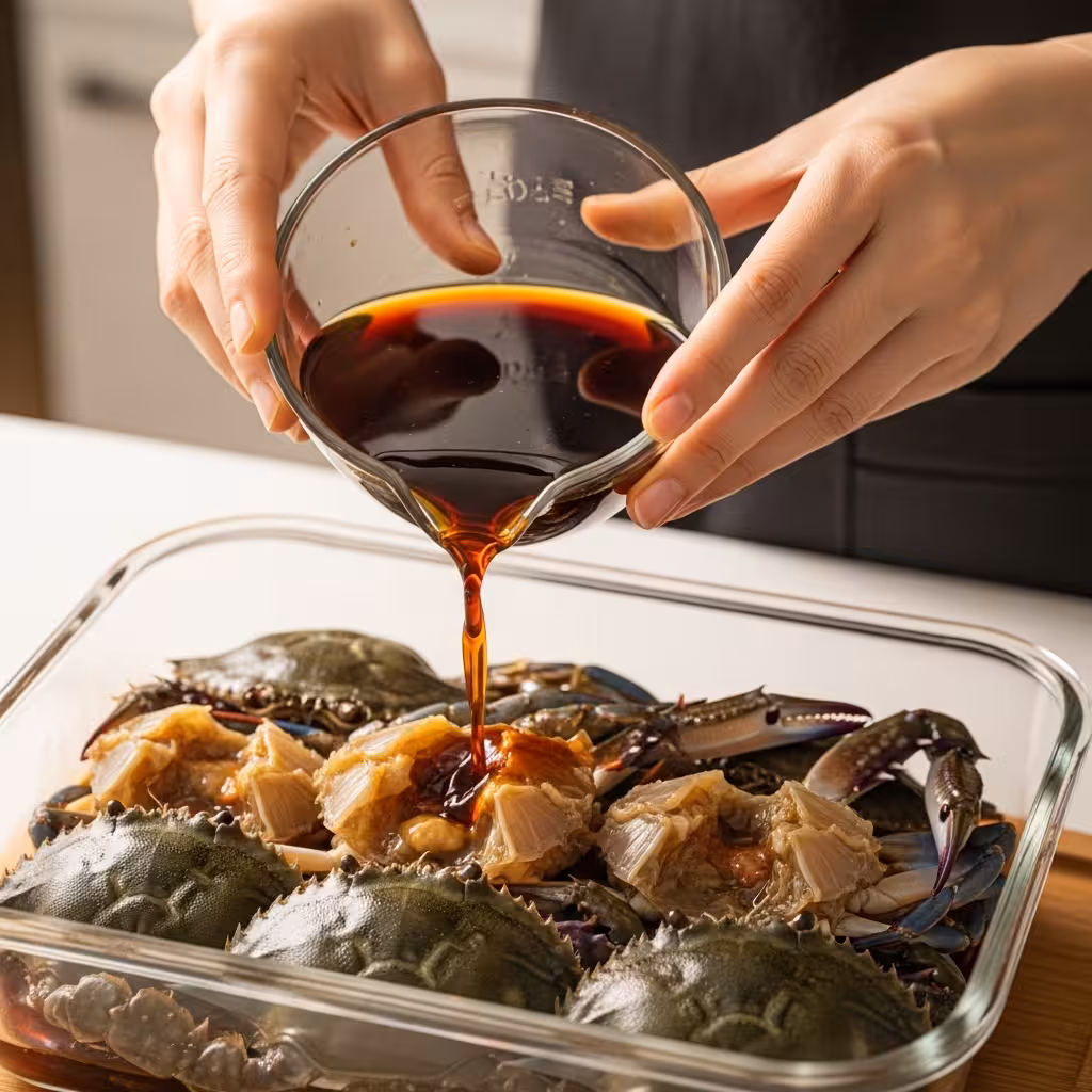 imagen 4.0 ultra generate preview 06 06 a title 간장게장 양념장 끓이는