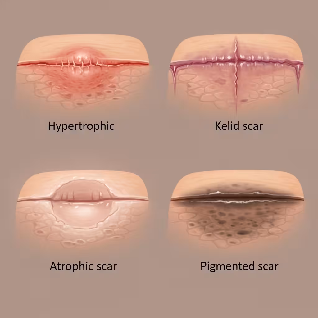 imagen 4.0 ultra generate preview 06 06 a title 다양한 흉터의 종류를