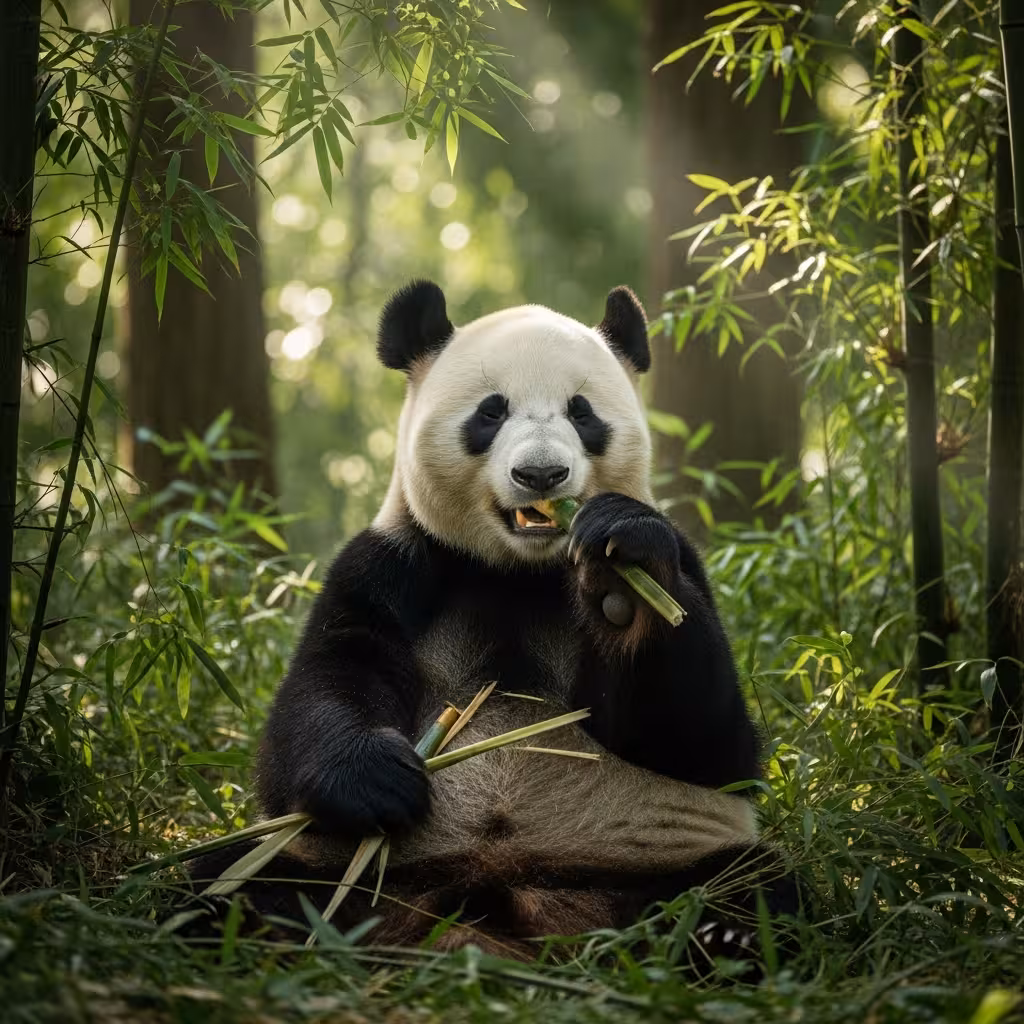 imagen 4.0 ultra generate preview 06 06 a title 대나무를 먹는 판다의
