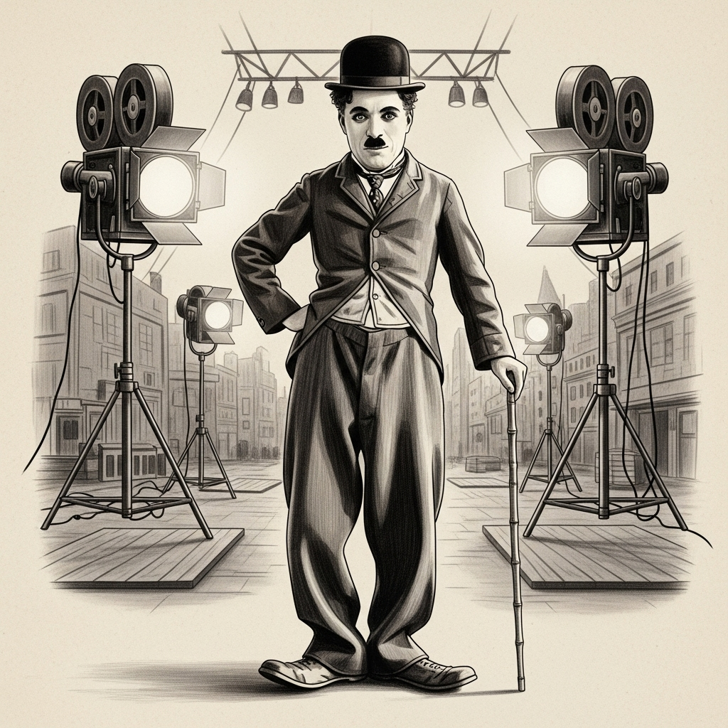 imagen 4.0 ultra generate preview 06 06 a title 무성영화 시대 찰리 채