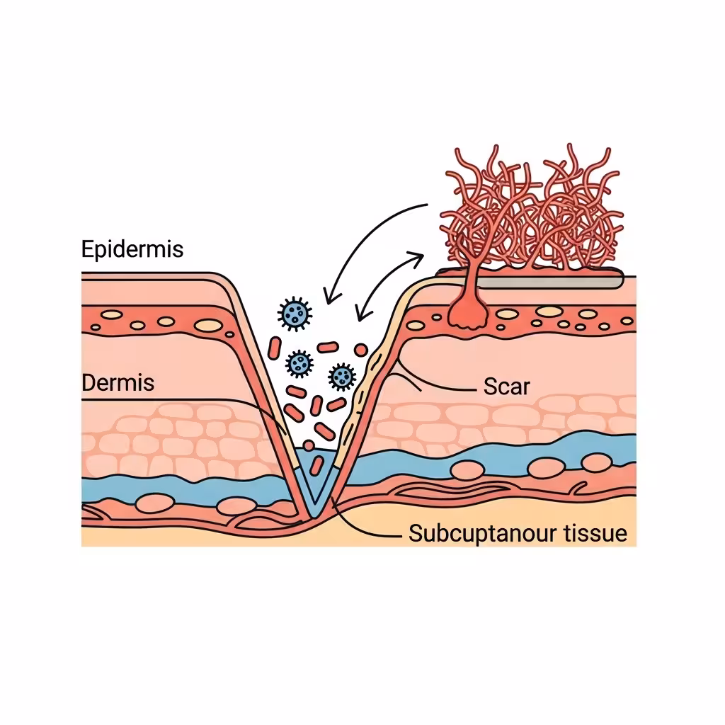 imagen 4.0 ultra generate preview 06 06 a title 상처의 깊이와 감염이