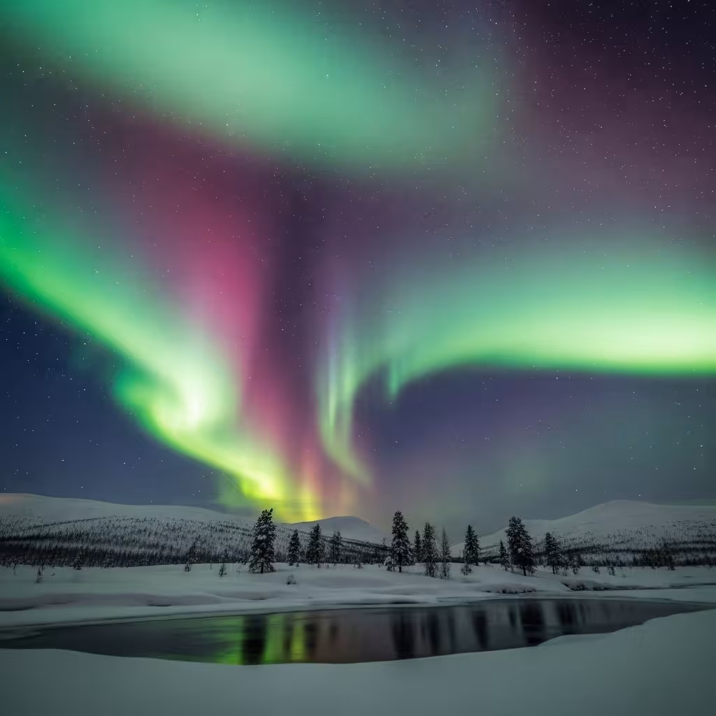 imagen 4.0 ultra generate preview 06 06 a title 신비로운 밤하늘의 오로