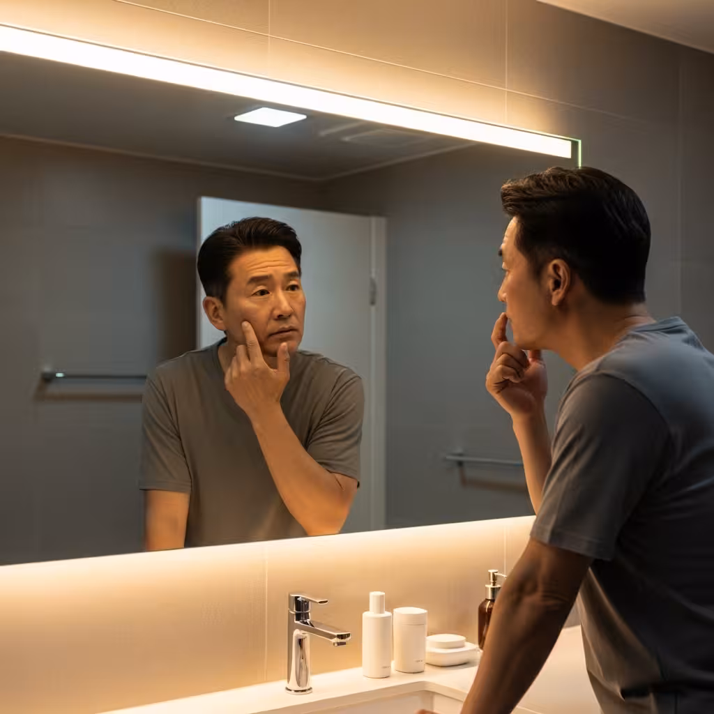 imagen 4.0 ultra generate preview 06 06 a title 중장년 남성의 피부 고