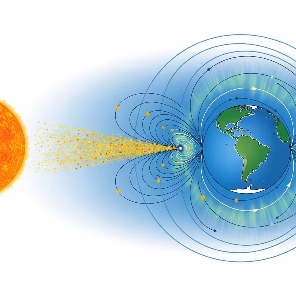 imagen 4.0 ultra generate preview 06 06 a title 태양풍과 지구 자기장의