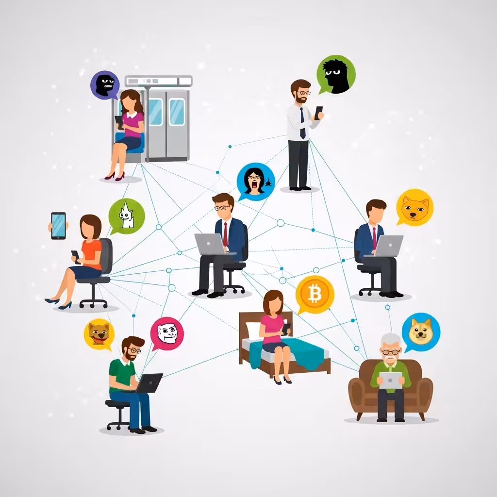 imagen 4.0 ultra generate preview 06 06 title 인터넷 밈 문화의 확산