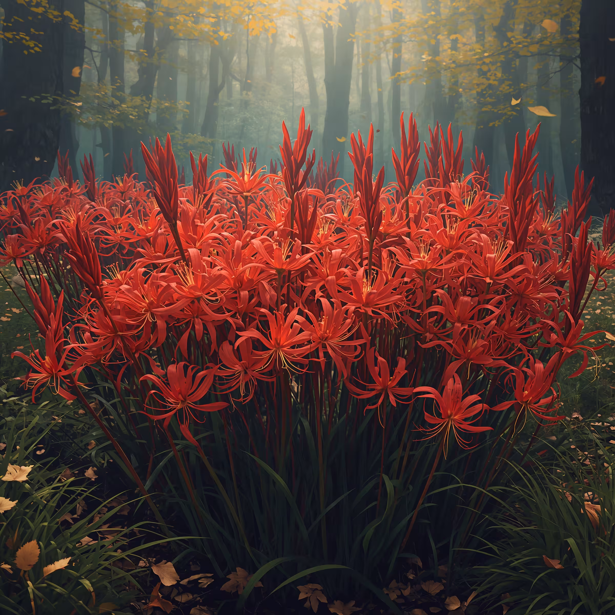 lucid origin title 가을을 물들이는 붉은