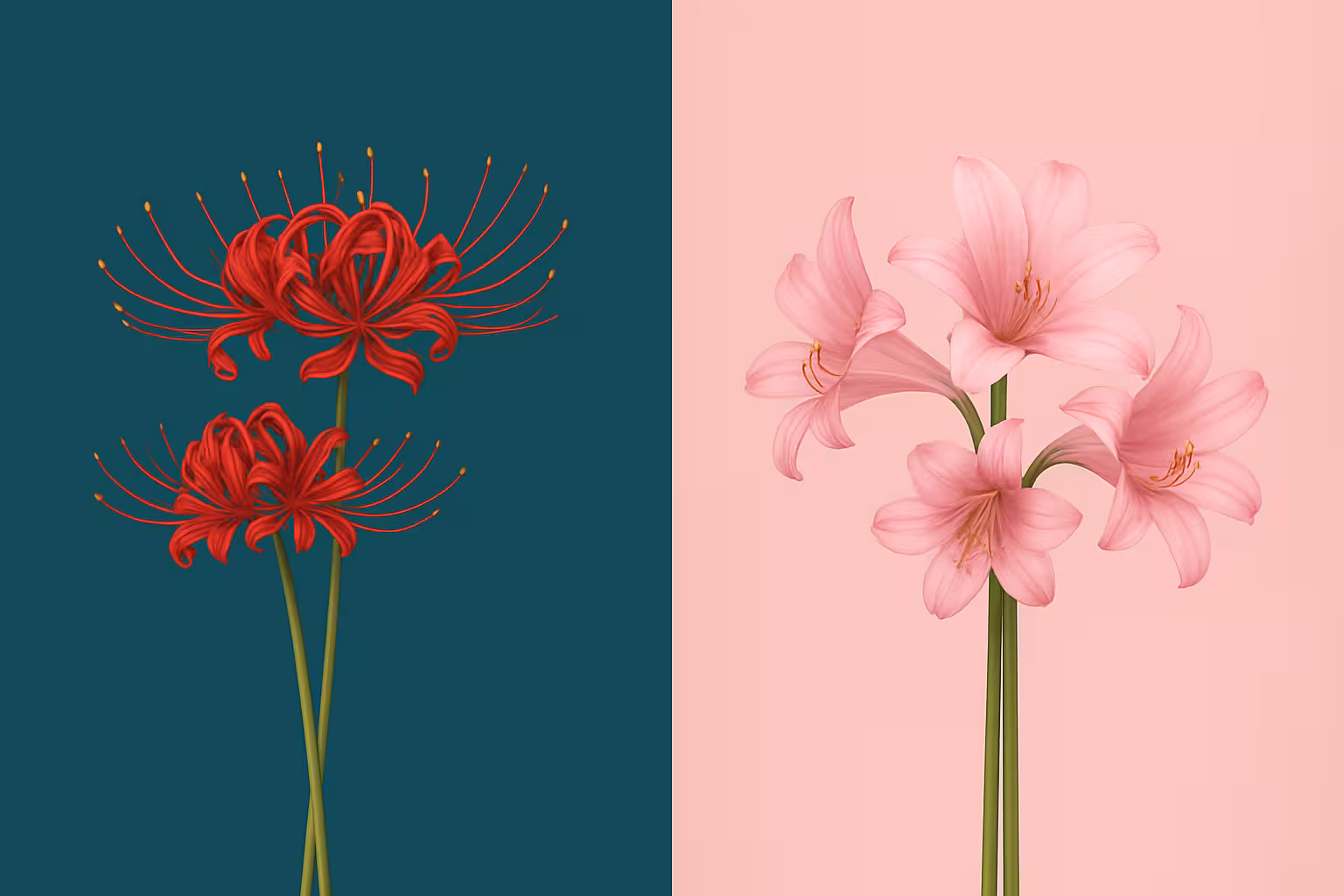 undefined title 꽃무릇과 상사화의 차이