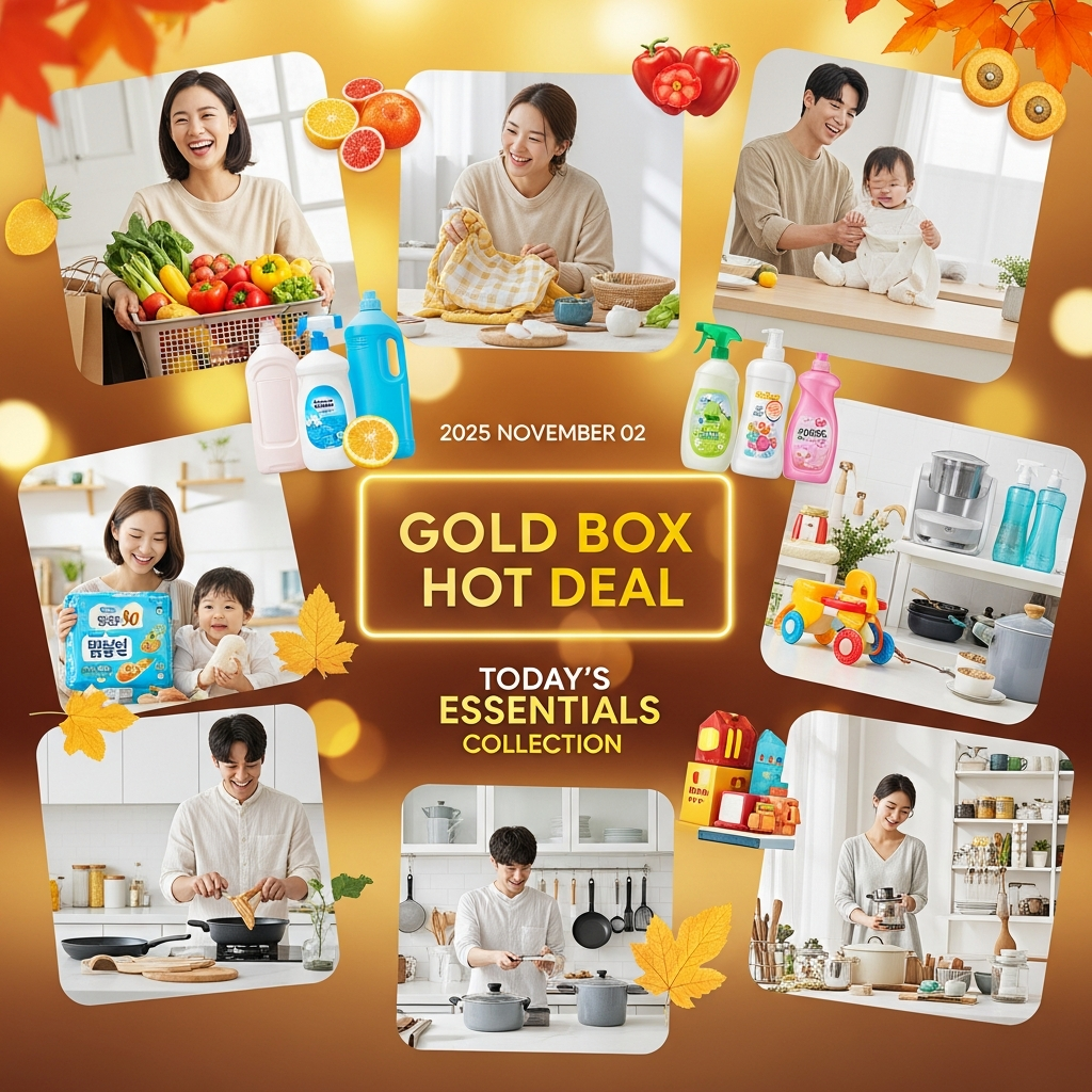 2025년 11월 02일 골드박스 핫딜! 오늘의 생활 필수템 모음