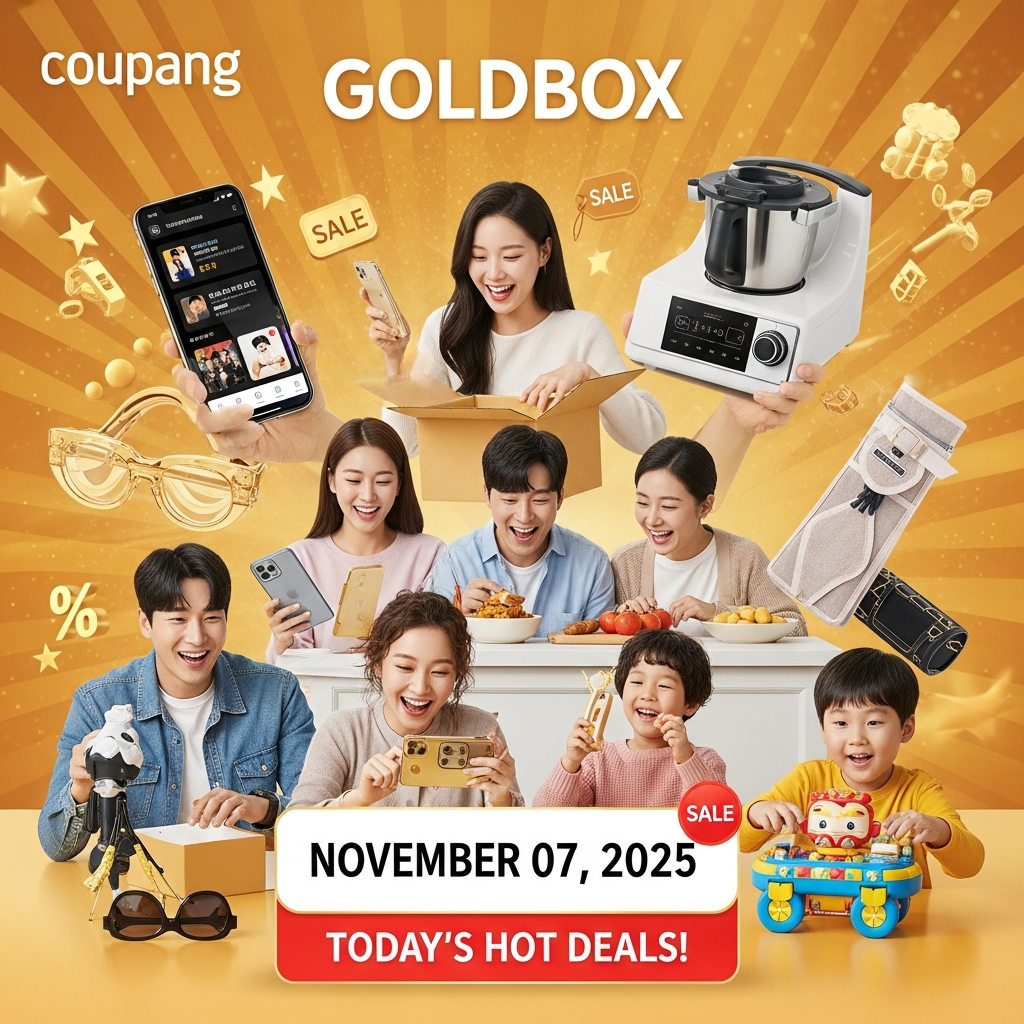 2025년 11월 07일! 쿠팡 골드박스 오늘의 핫템 10가지 특가 추천!