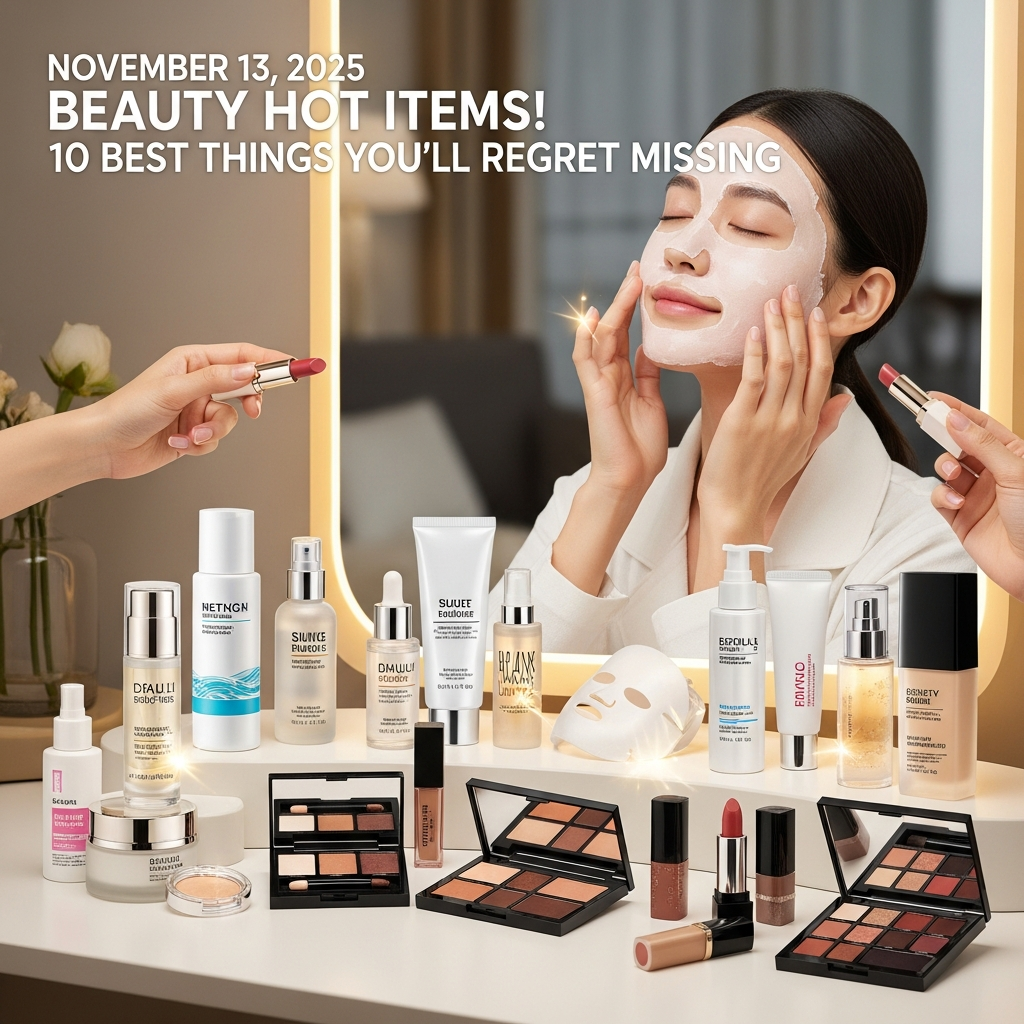 2025년 11월 13일 뷰티 핫템! 놓치면 후회할 베스트 10가지