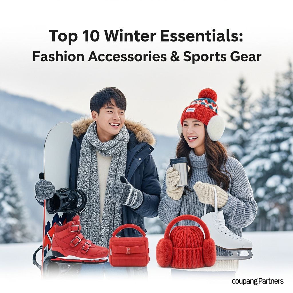 2025년 11월 17일, 겨울 필수템! 패션잡화·스포츠용품 인기 상품 10선