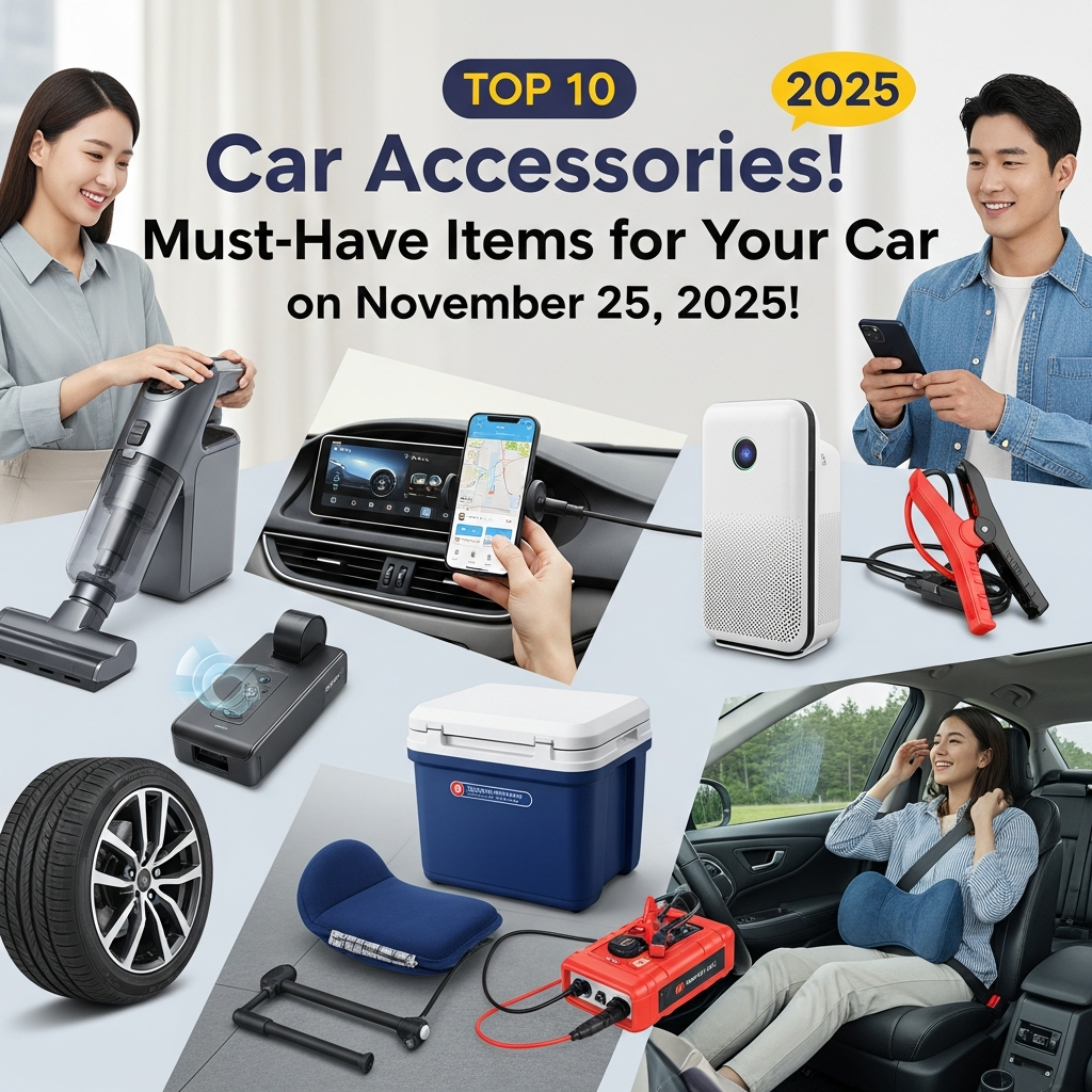 2025년 11월 25일, 자동차용품 인기 Top10! 내 차를 위한 꿀템 추천
