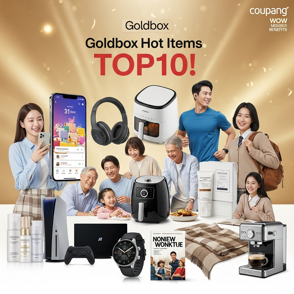 2025년 11월 27일, 쿠팡 골드박스 핫템 TOP10! 와우회원 꿀팁