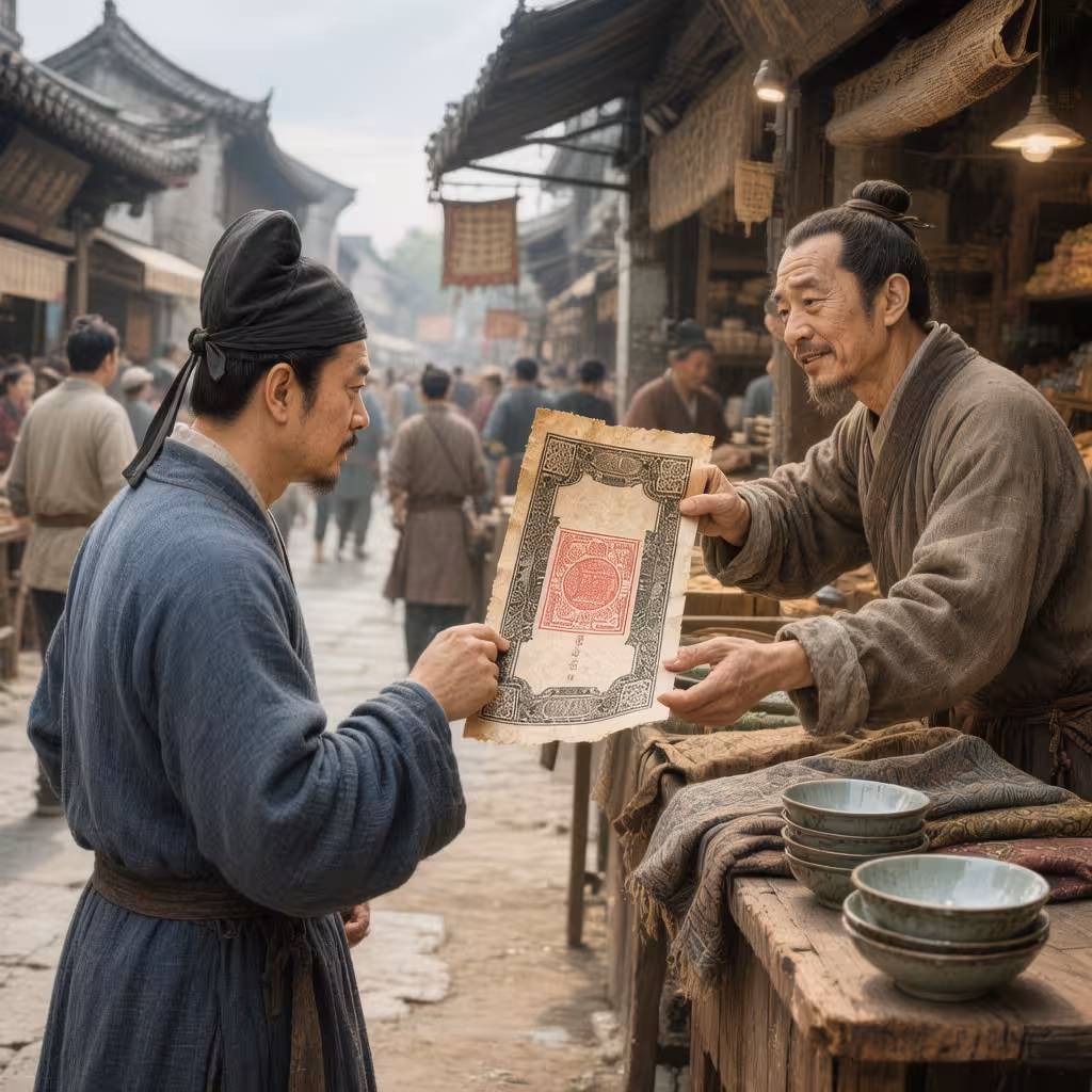 hunyuan image 3.0 a title 중국 송나라 시대 종이