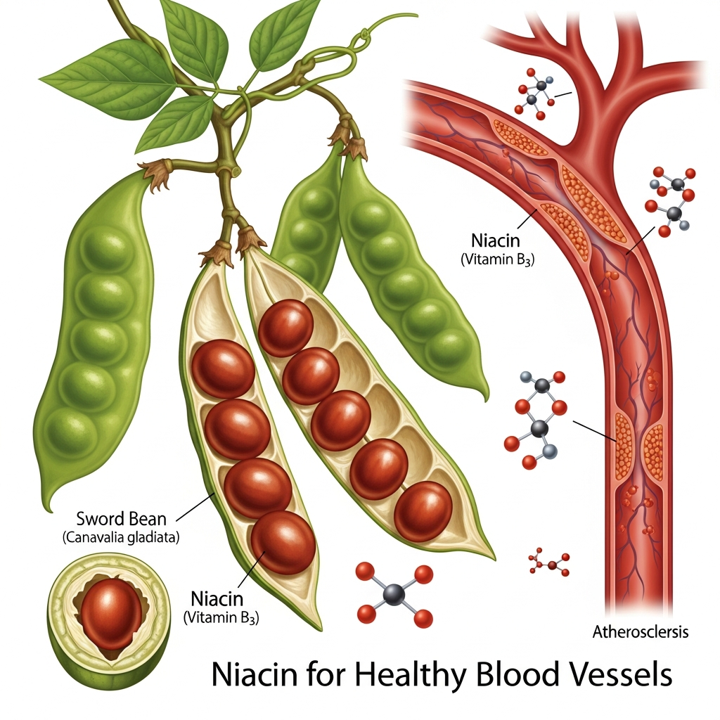 imagen 4.0 generate preview 06 06 a 작두콩에 함유된 나이아신 성분은 혈관
