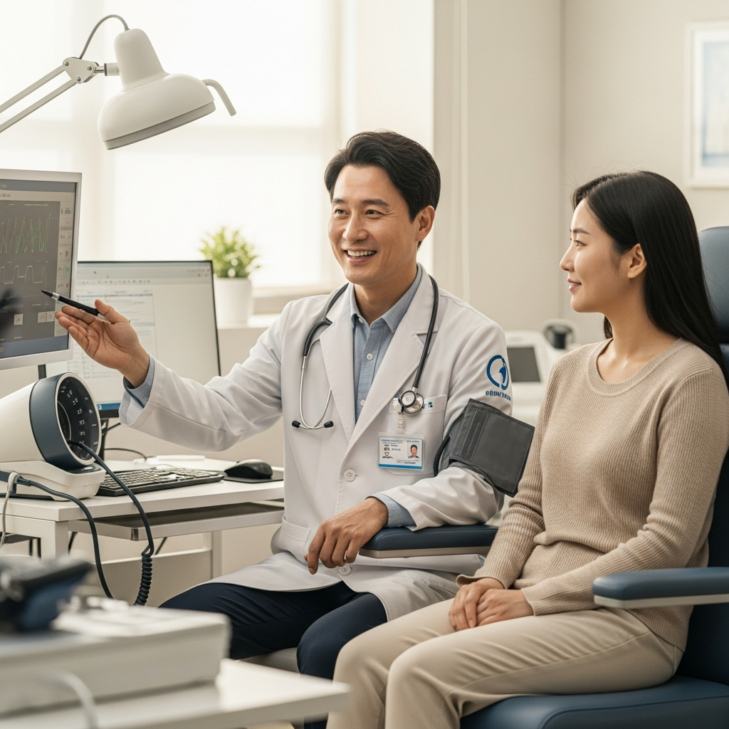 imagen 4.0 ultra generate preview 06 06 a title 건강 검진을 받는 사람