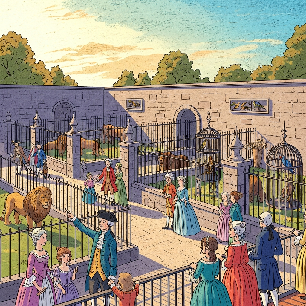 imagen 4.0 ultra generate preview 06 06 a title 근대 유럽 동물원의 시