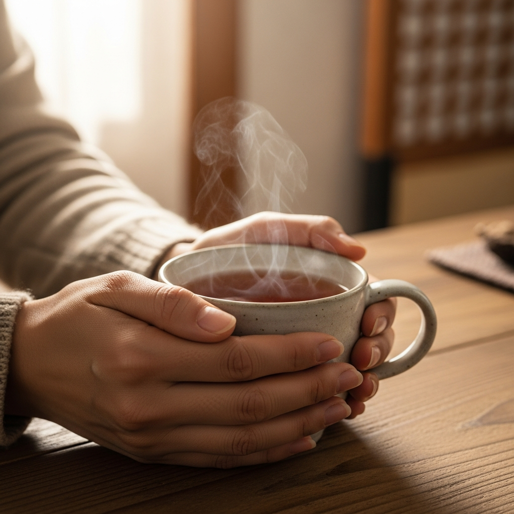 imagen 4.0 ultra generate preview 06 06 a title 따뜻한 차를 마시는 사