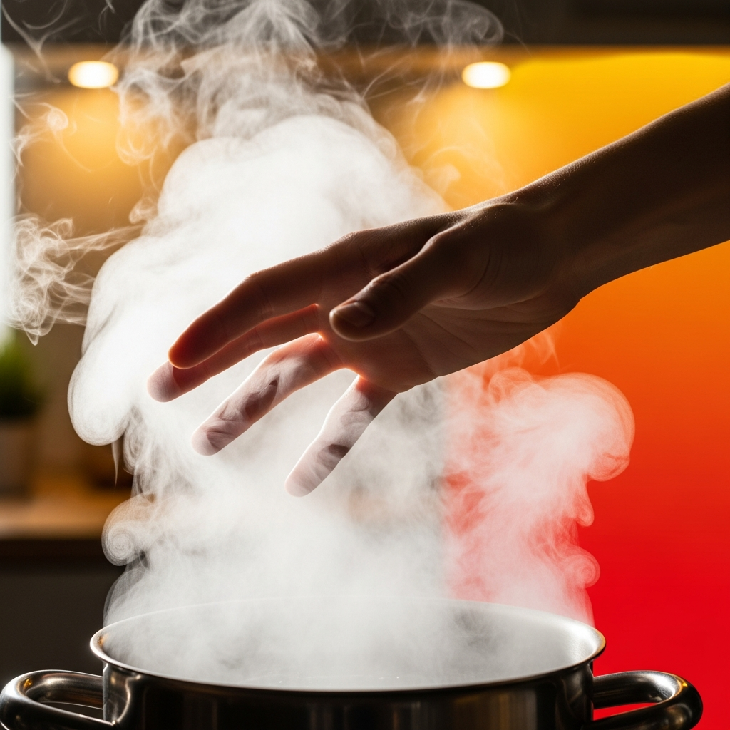 imagen 4.0 ultra generate preview 06 06 a title 뜨거운 물에 손을 대는