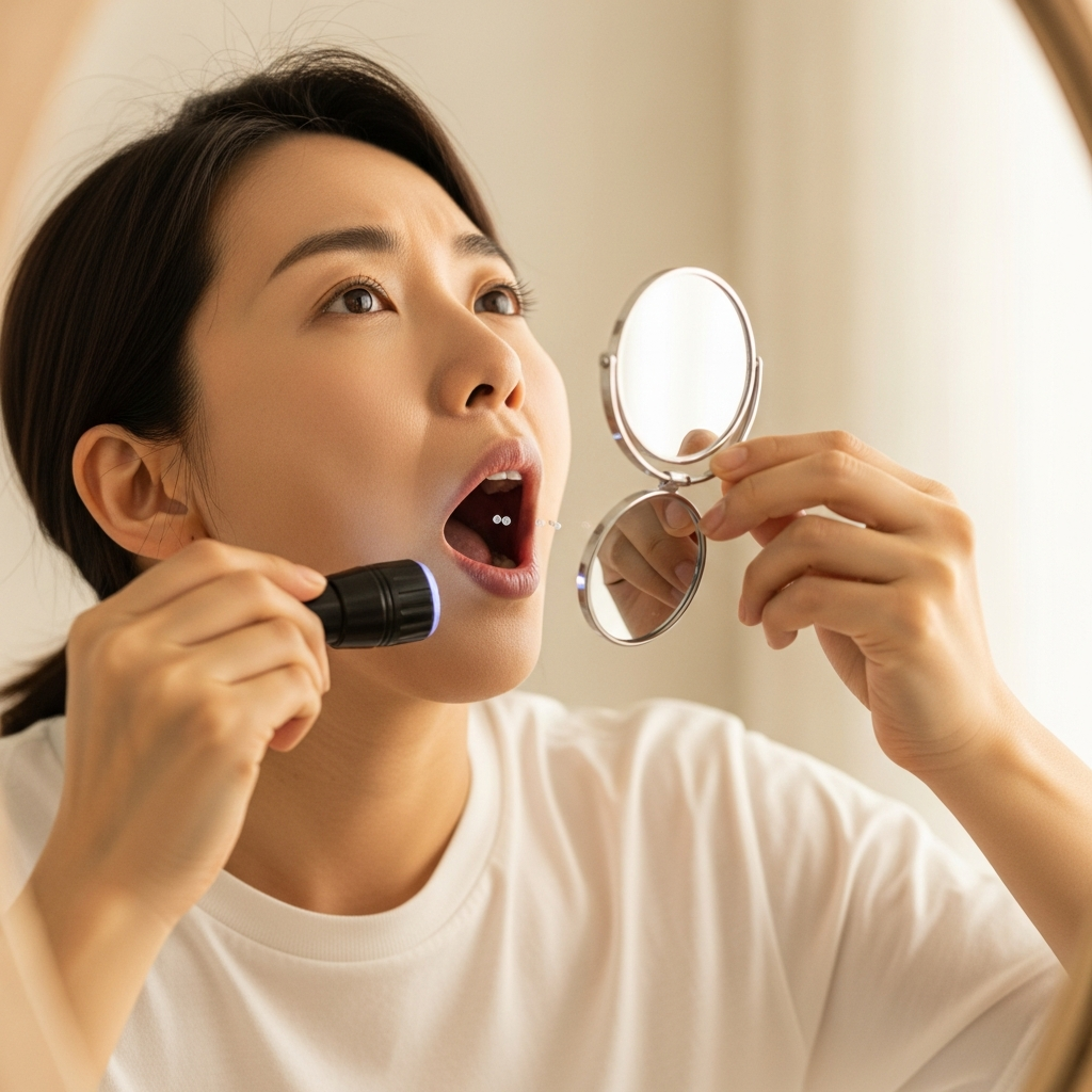 imagen 4.0 ultra generate preview 06 06 a title 목을 들여다보는 사람